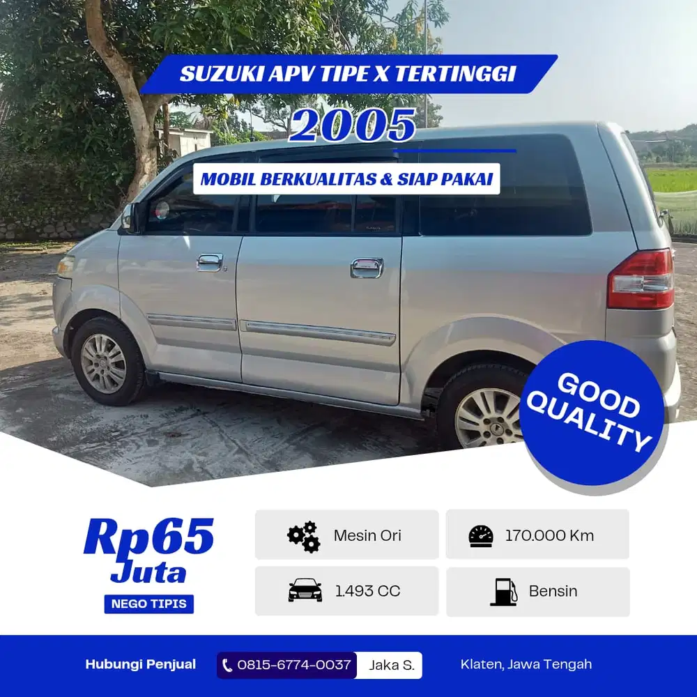 Suzuki APV 2005 Bensin