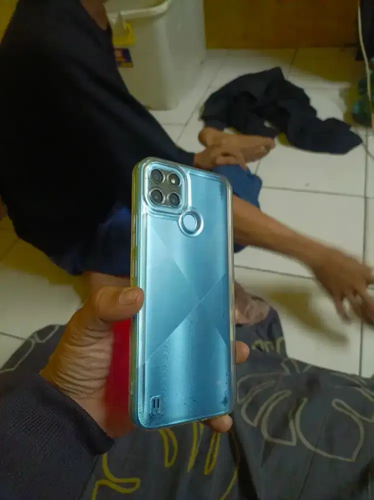 Realme C21y 4/64 spekk game T610 batre 5000 mah udh pasang TG+Softcas