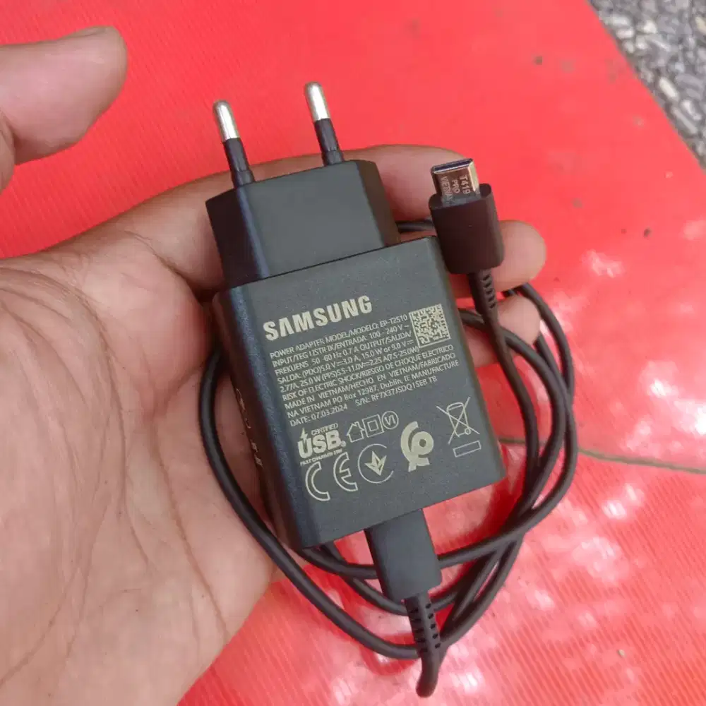 CHARGER ORI SAMSUNG 45W C TO C