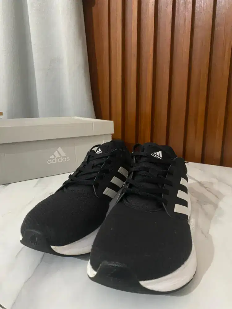 Sepatu Running Original Adidas Galaxy M6 GW3848 Hitam / Black