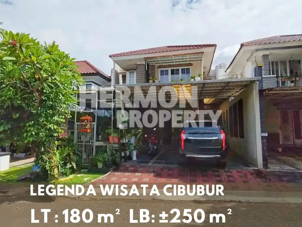 JARANG ADA Rumah Cantik SEMI FURNISHD , Cluster Favorit , Luas Tanah Besar di Legenda Wisata , Cibubur