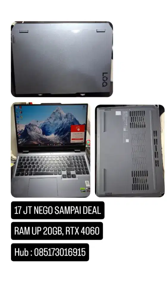 Laptop Gaming Lenovo LOQ15 ARP 9
