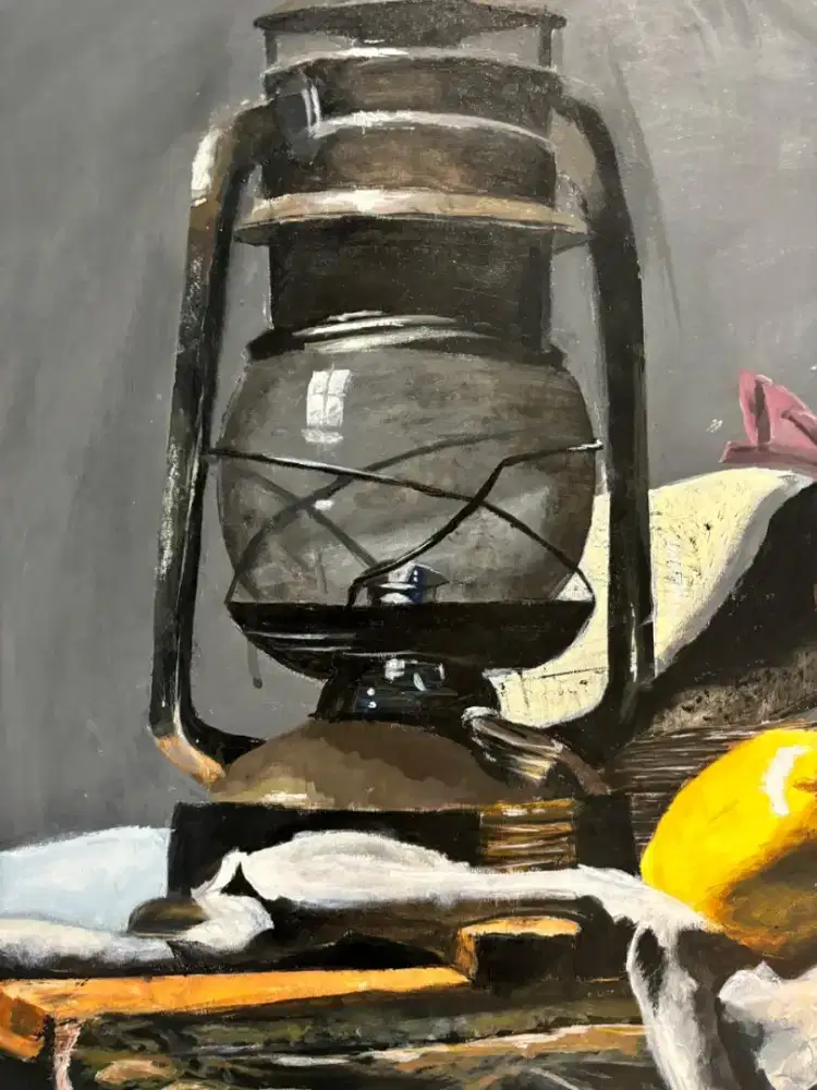 Lukisan still life / lukisan benda mati