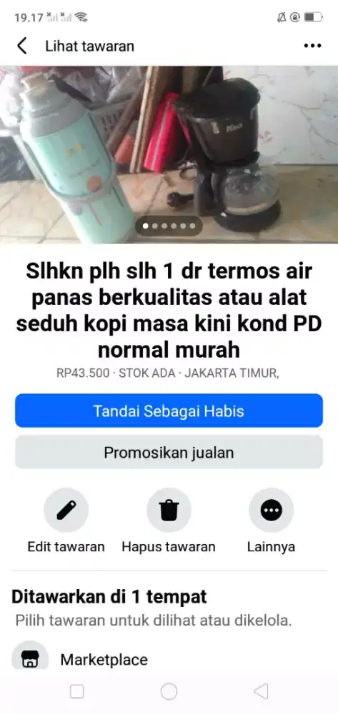 Slhkn plh slh 1 dr termos air panas berkualitas atau sblh nya murah sj