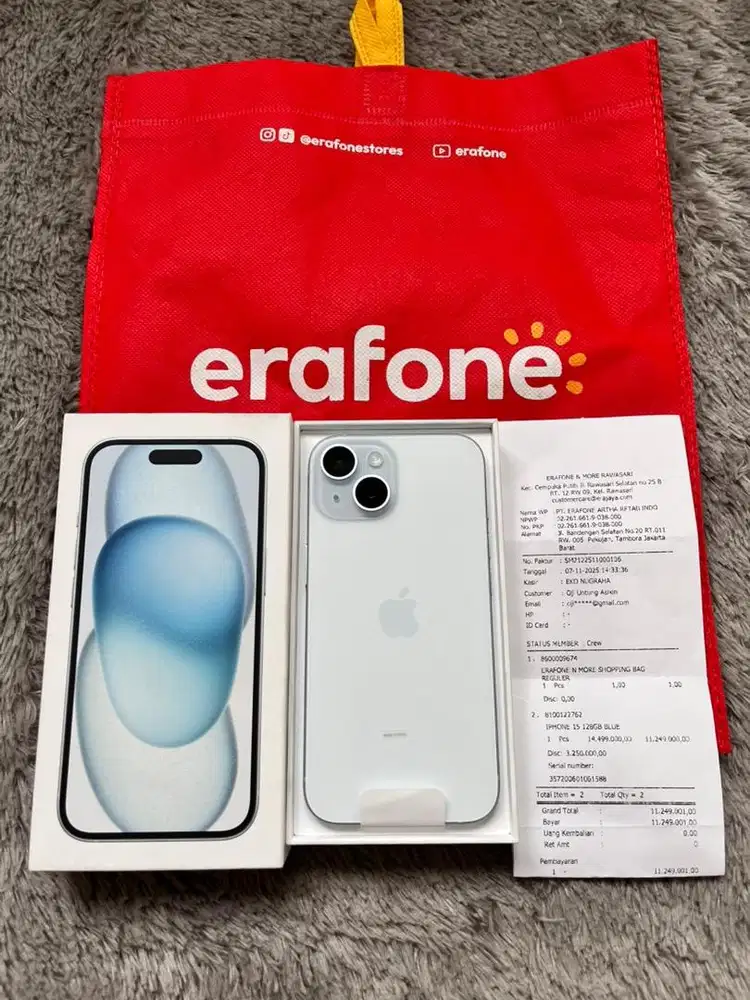 IPHONE 15 IBOX 128GB BARU UNBOXING AJA LENGKAP NOTA RESMI IBOX