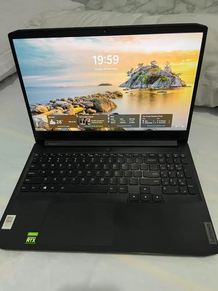 Jual cepat! Lenovo IdeaPad Gaming 3 (i7 Gen 11/RTX 3050)