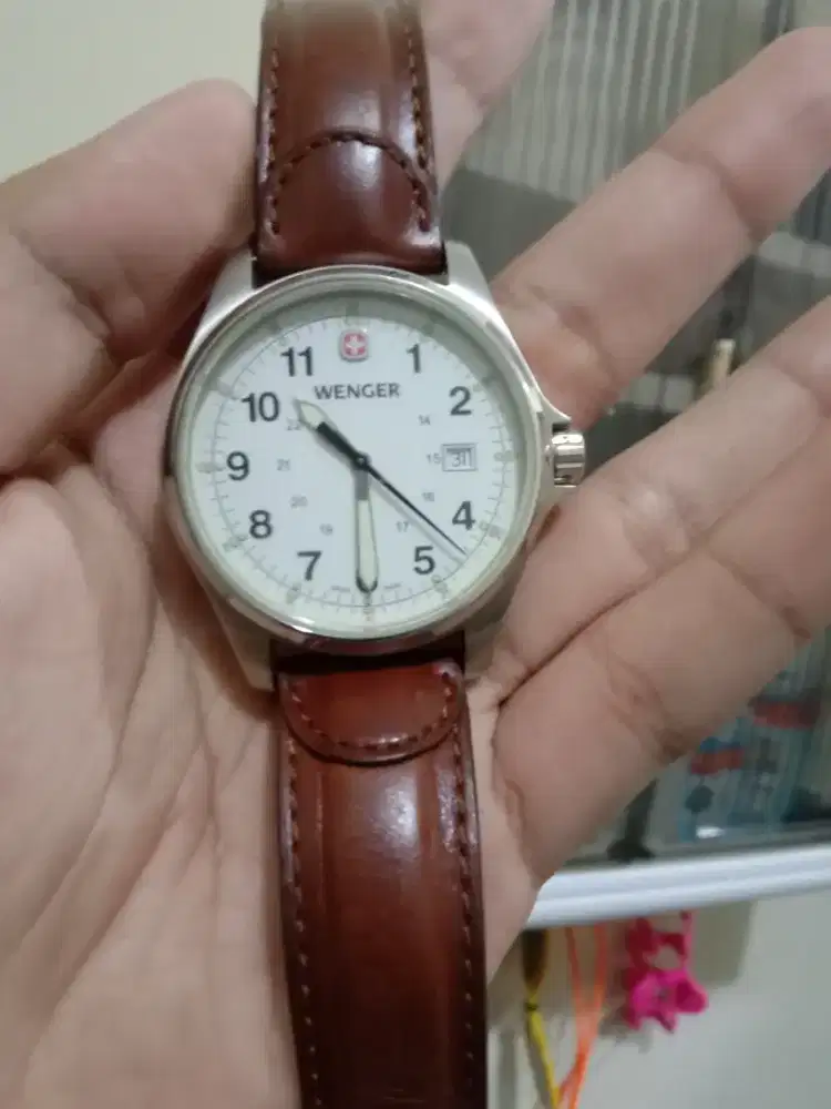 JAM WENGER ORI KELENGKAPAN JAM AJA