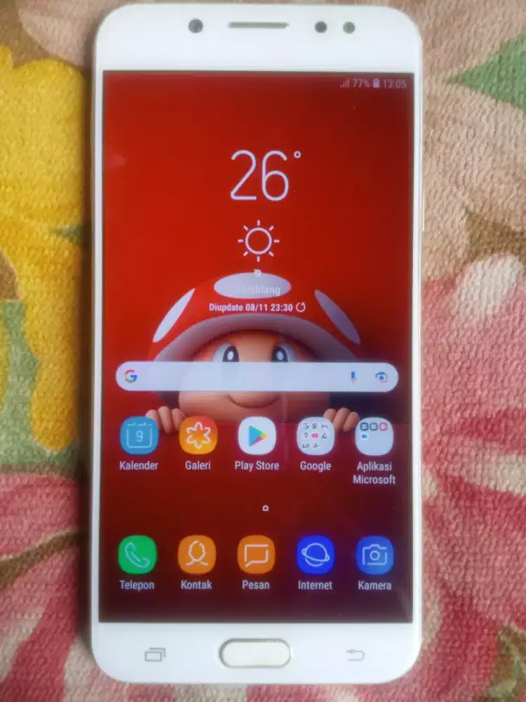 Samsung-C710F-Ram4/32,BatreBaik,2KameraBelakang&1Depan+Flash-Jernih