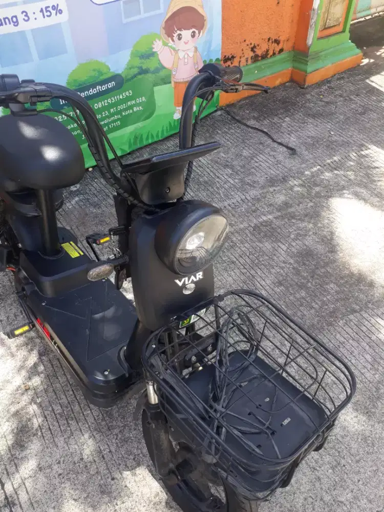 Sepeda listrik viar 48v normal siap pakai