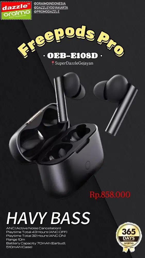 TWS ANC FreePods Pro OEB-E108D