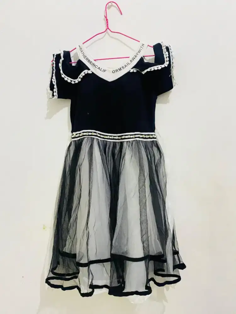 DRESS HITAM ANAK MEWAH