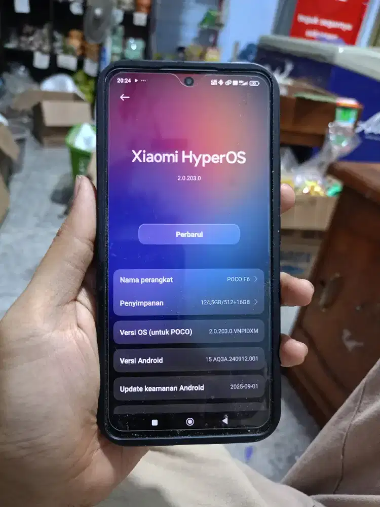 Poco F6 12/256 komplit