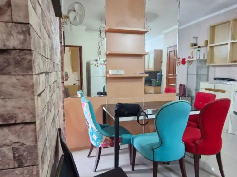 DISEWAKAN APARTEMEN GADING MEDITERANIA 3 kamar  – RENOVASI TOTAL, VIEW KOLAM RENANG, FULLY FURNISHED