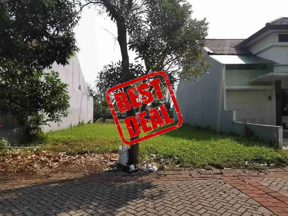 MURAH. Kavling Graha Family Depan Taman
