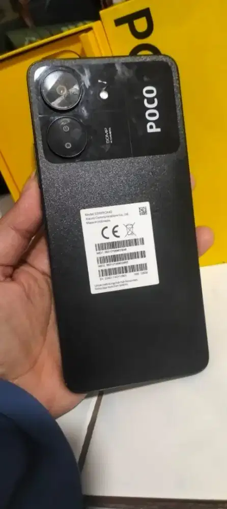 POCO C65 BLACK 6/128 FULLSET MULUSSS