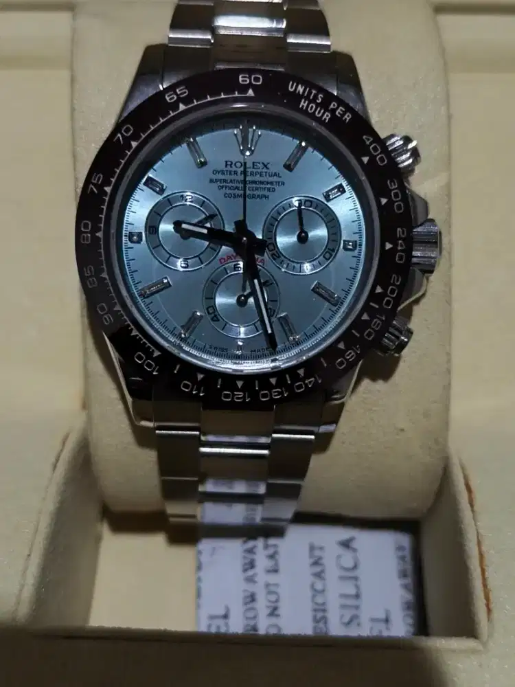 Rlx Daytona swiss Blue with Diamond