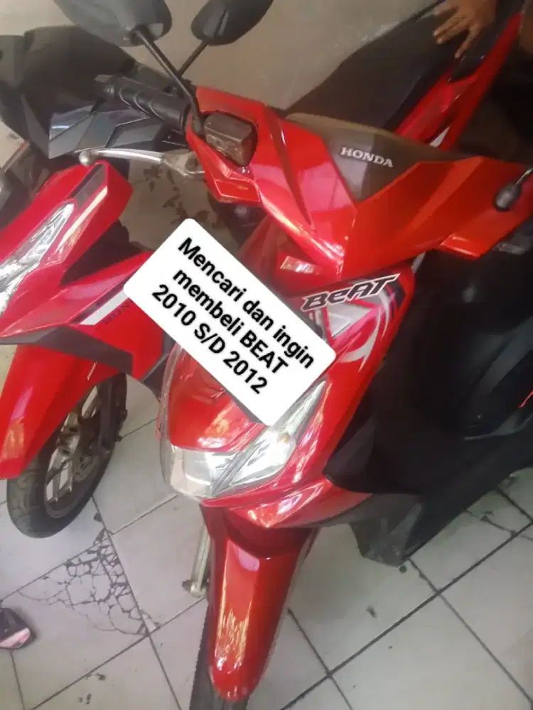 INGIN MEMBELI ATAU MENCARI HONDA BEAT KARBURATOR 2010 S/D 2012