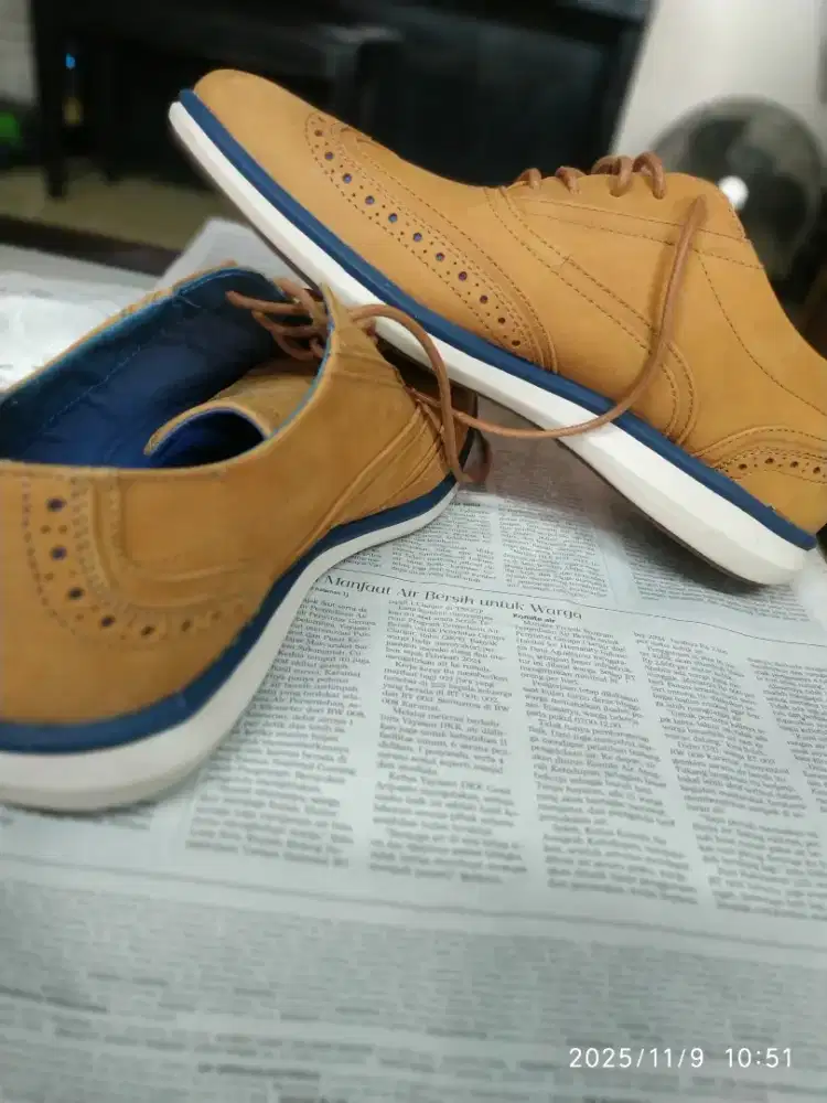 Sepatu Marc Nason by Sketchers wingtip Uk 43 1000% BARU ORI