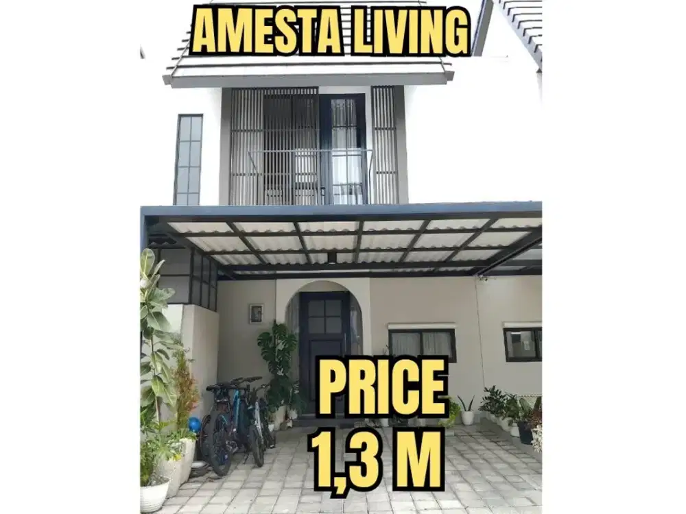 ‼️JUAL CEPAT LAKU TAHUN INI‼️ RUMAH AMESTA LIVING RUNGKUT GUNUNG ANYAR TERAWAT SIAP HUNI. DEKAT TOL, BANDARA JUANDA