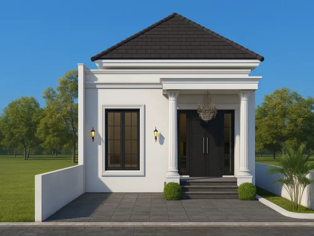 Rumah Tipe 50 Dekat Jl Magelang Model Klasik