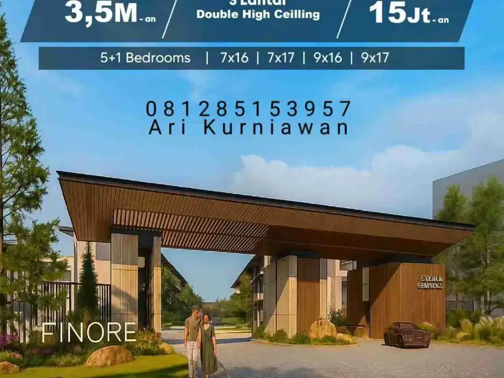 NEW LAUNCHING SUMMARECON! CLUSTER FINORE RUMAH SULTAN