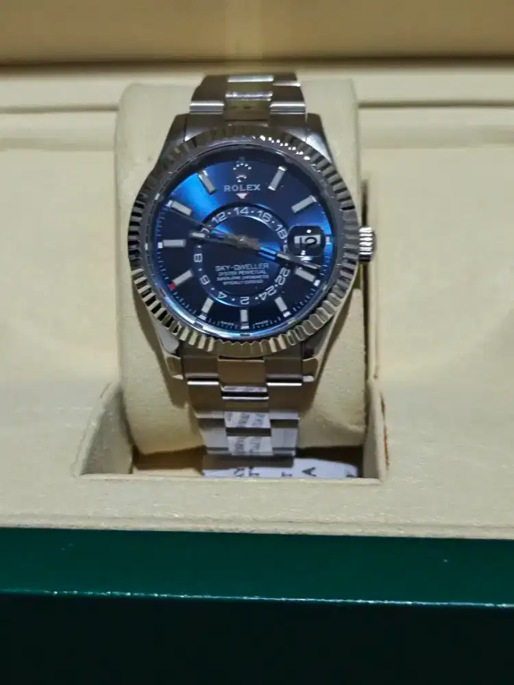 RLX Sky Dweller Blue swiss