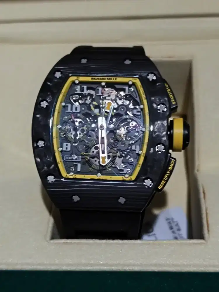 RM Chrono black yellow swiss