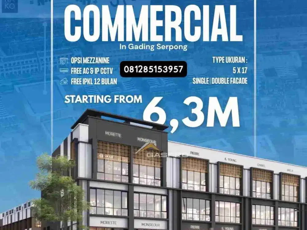 Aniva Studio Loft Row Jalan Gede Lokasi CBD Boulevard Paramount Gading Serpong