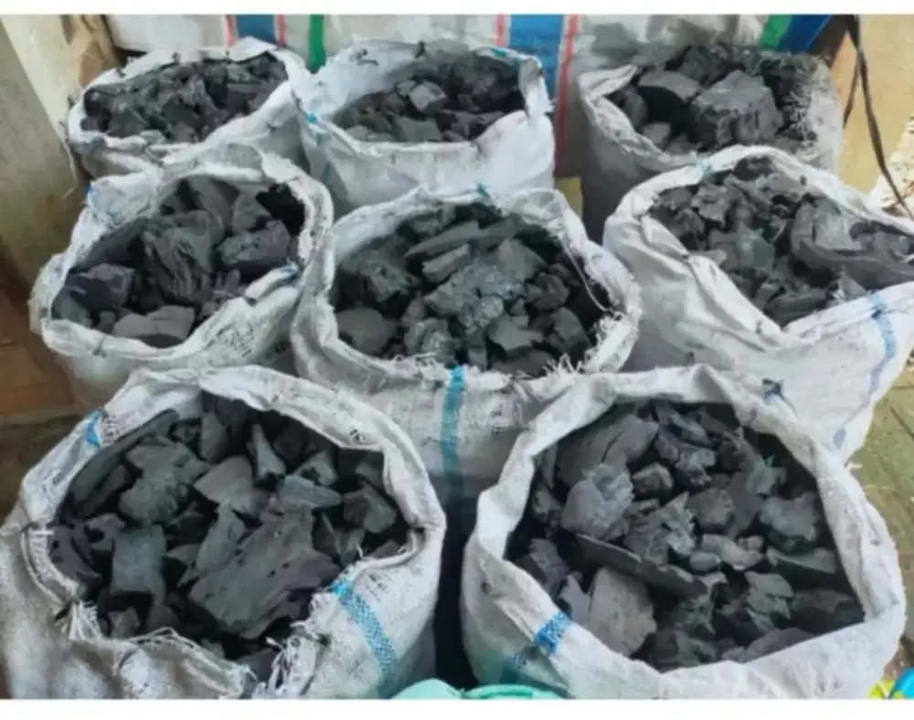 Arang Kayu Keras/Arang Media Tanam/Arang Sate 1 karung