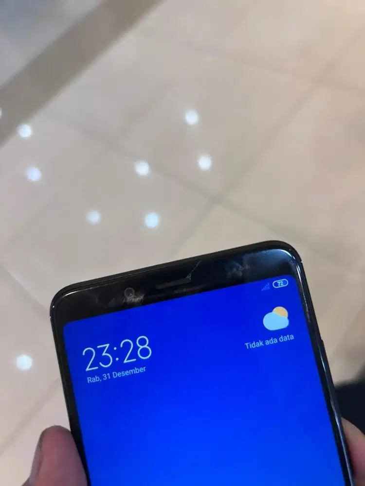Xiomi note 5 4/64 Hp dus ajaa retak cuil atas