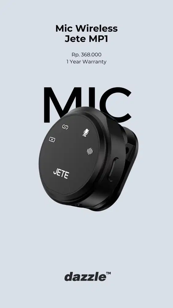 MIC JETE MP1 GARANSI 2 TAHUN