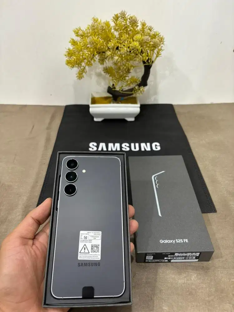 hp samsung s25fe 5g ram 8/256 open box belum pernah terpakai✅
