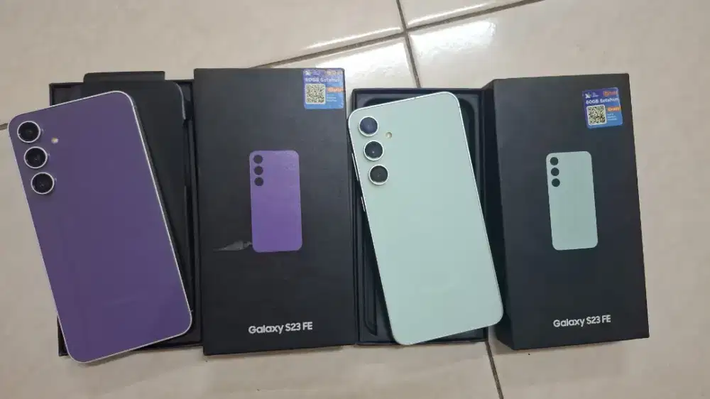 samsung s23 fe 8/128 & 8/256 fullshet mulus resmi sein