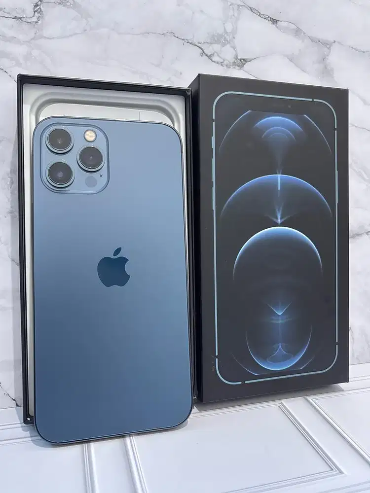 Jual Bu iPhone 12 Pro Max 128Gb Fullset Mulus Nominus