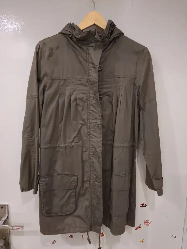 Jaket parka army wanita