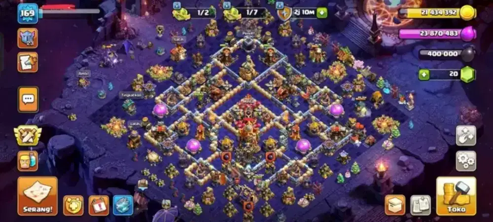 akun coc 300 negoin dikit