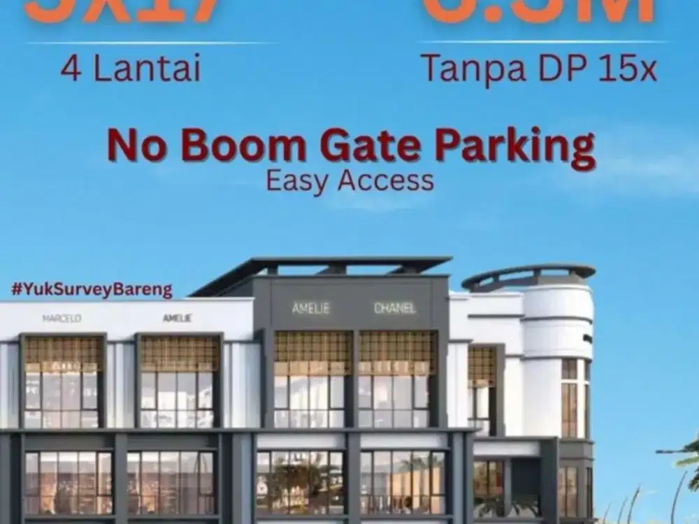 GRAND BOULEVARD ANIVA STUDIO LOFT THE MOST COMMERCIAL IN GADING SERPONG 5X17 4LT NON BOOM GATE
