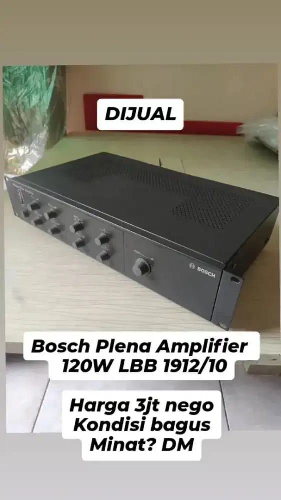 Amplifier Bosch Plena 120W LBB 1912/10