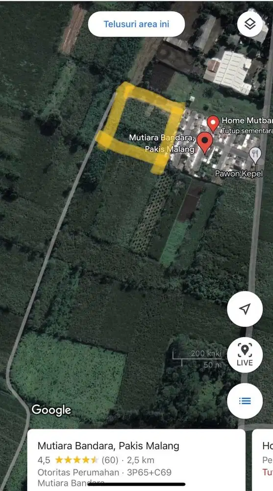 DIJUAL TANAH DEKAT BANDARA ABD SHALEH