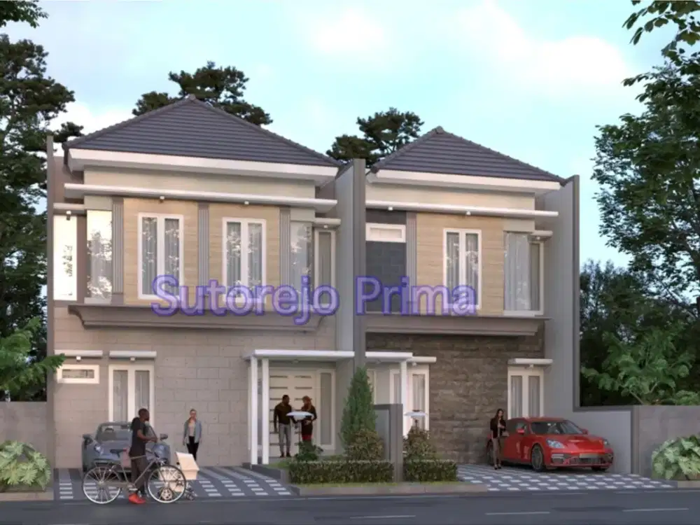 jarang ada jual rumah sutorejo prima indah minimalis 2 lantai