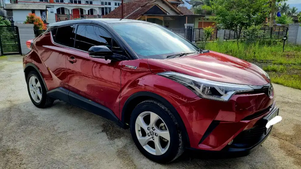 Toyota CHR dual Tone 2018 merah metalic