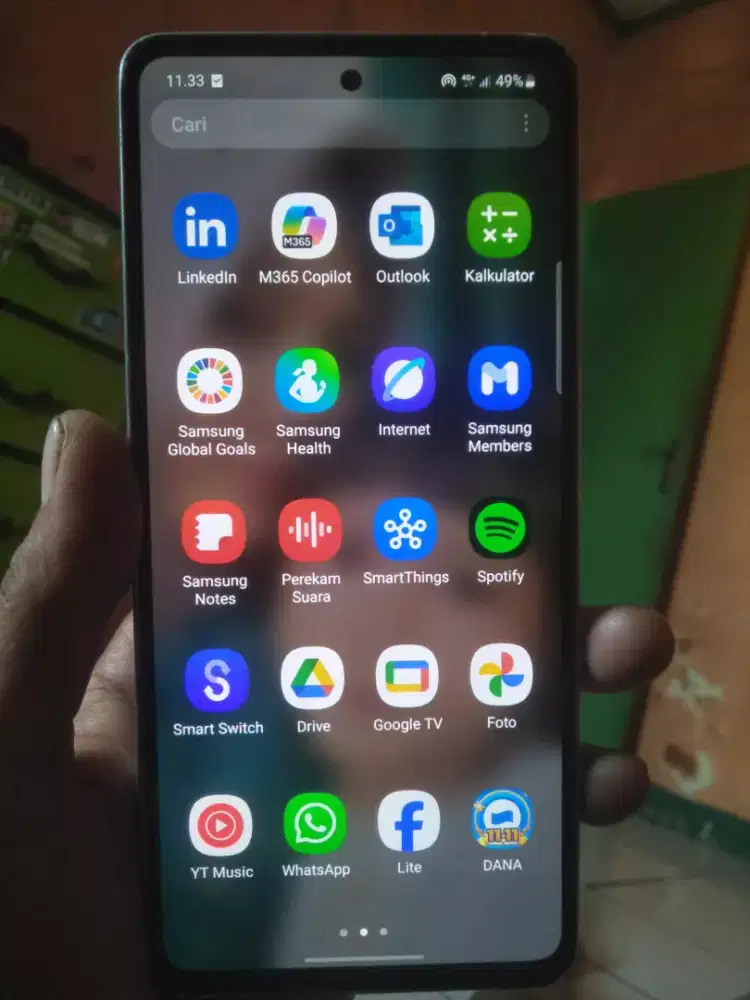 Jual bu Samsung a53 5g 8/256gb sidik jari layar amoled orian semua ngo