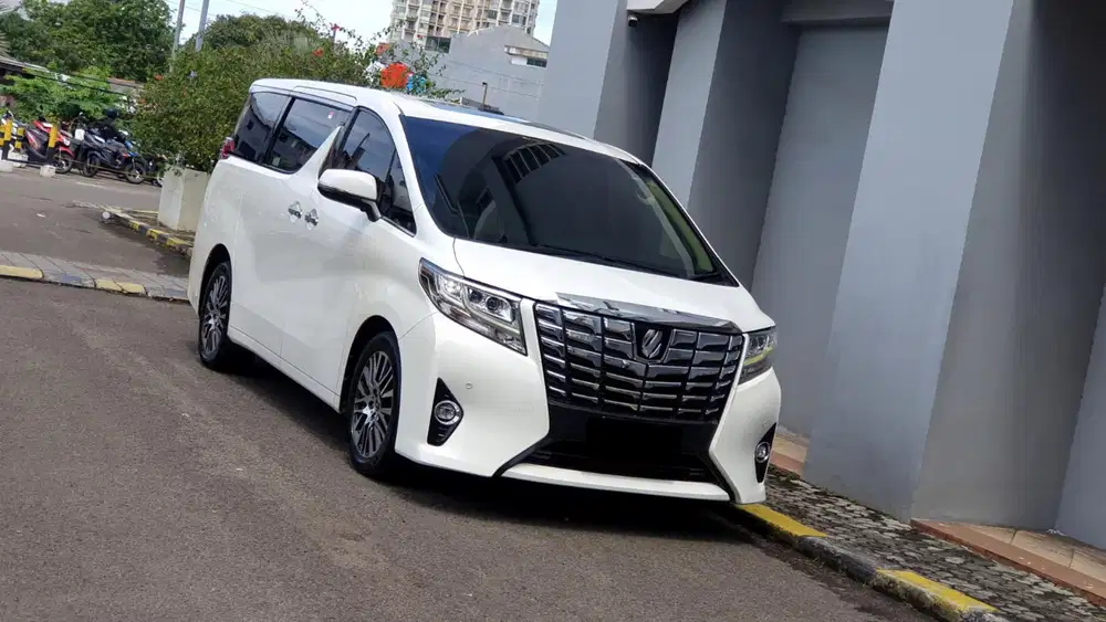 Toyota Alphard G ATPM 2.5 AT White on Beige NIK 2017/2018
