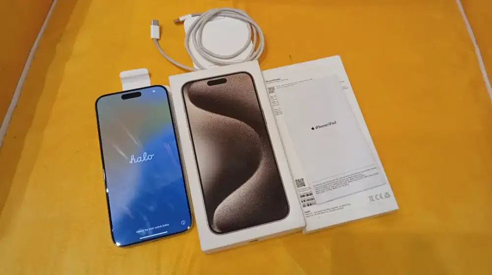 IPHONE 15 PROMAX NATURAL TITANIUM 256 ibox