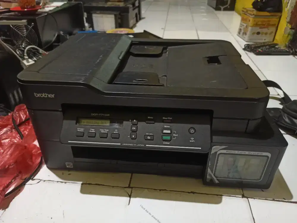 Brother DCP T 710w prin scener copy head  normal siap pake