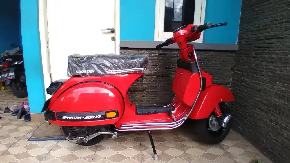 VESPA SPARTAN 200 CC 1986 ELECTRIC START RESTORASI