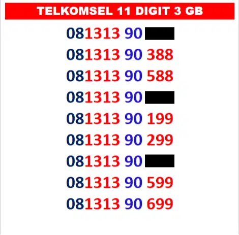 nomor cantik simpati 11 digit