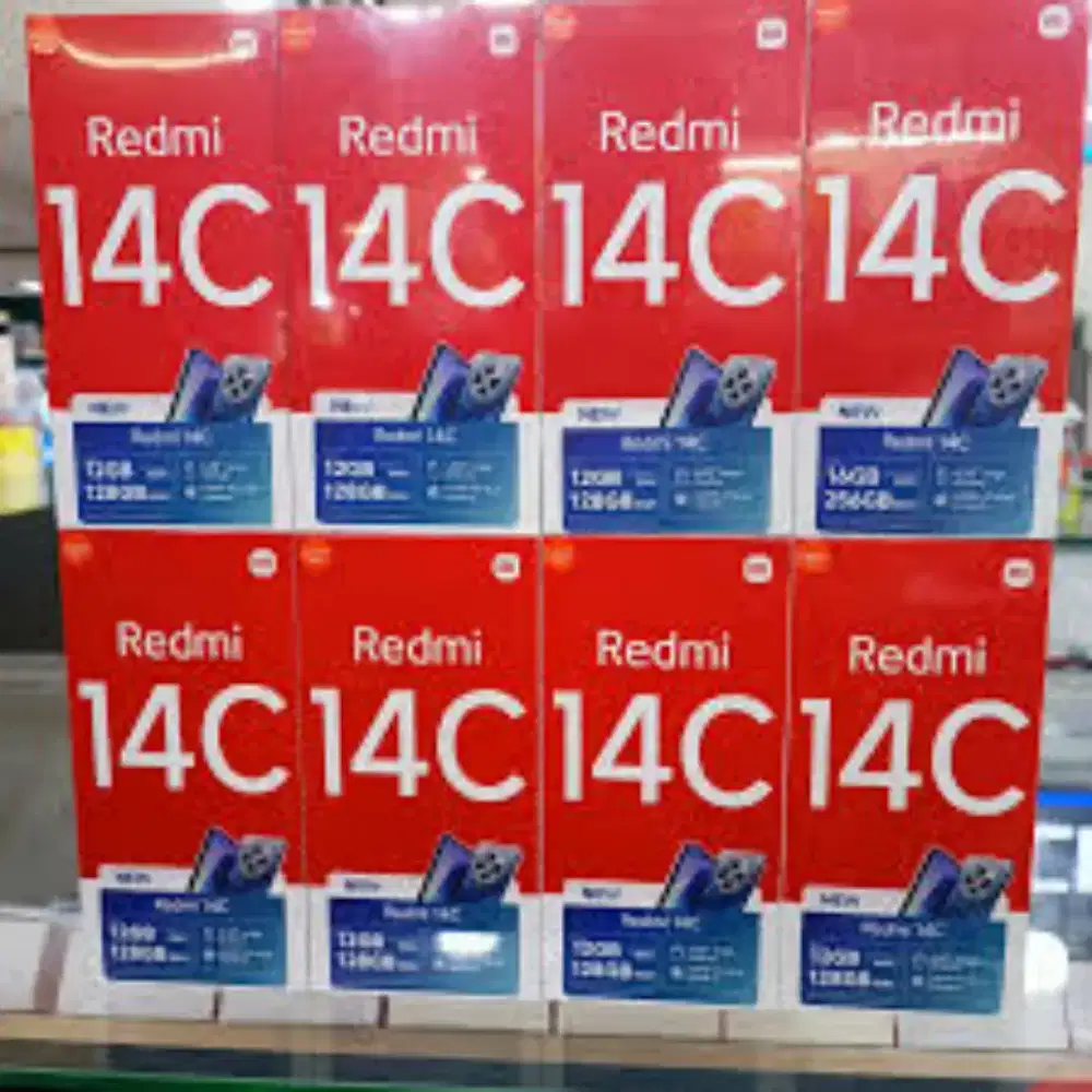 New Segel Redmi 14C NFC Ram 12/128 GB Saudara Kembar Poco C75