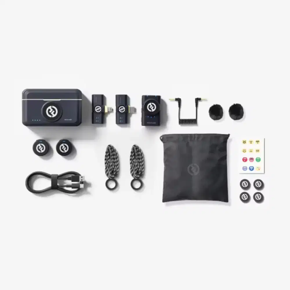 Hollyland Lark M2 Mic Wireless Kamera/ HP/ Mixer With Charging Case