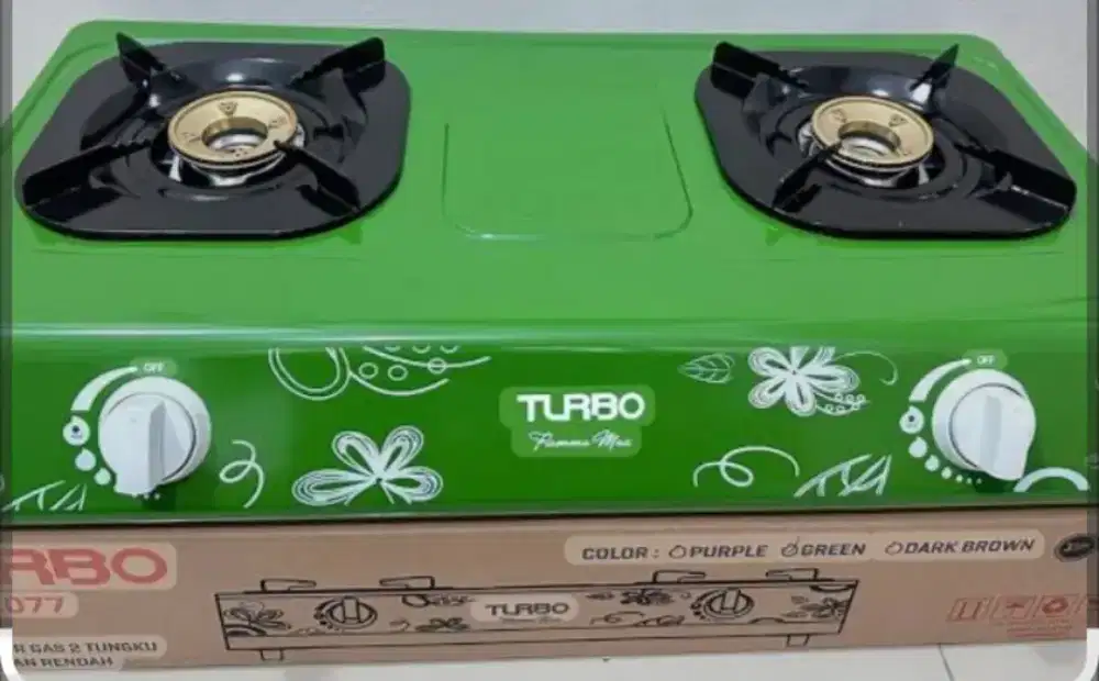 Dijual cepat kompor 2 tungku masih baru